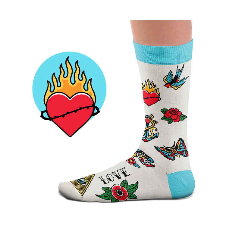 Traditional American Tattoo Socks