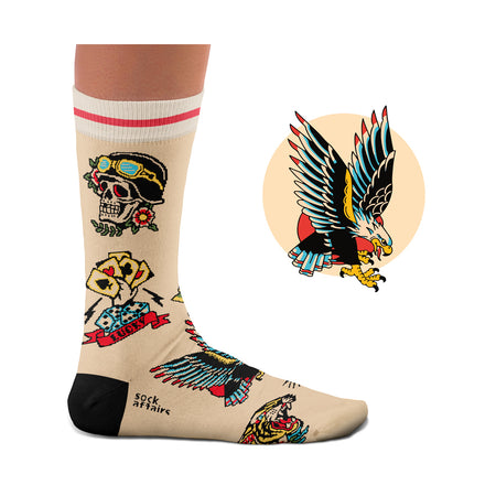 American War Tattoo Socks