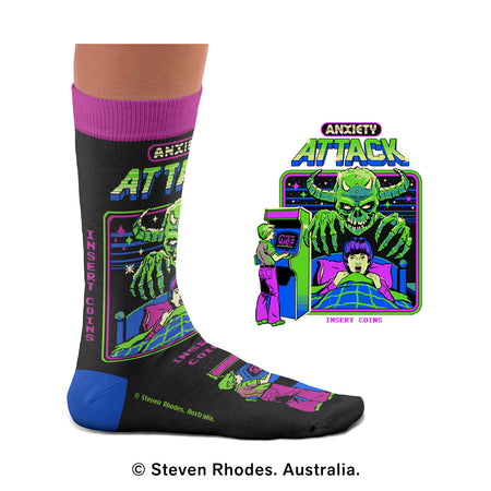 Steven Rhodes Anxiety Socks