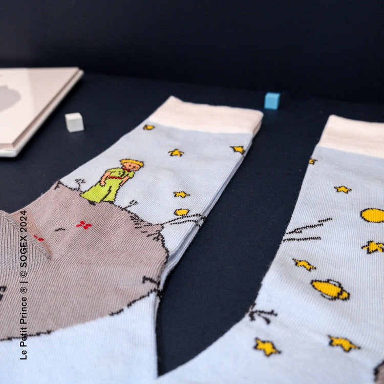 Petit Prince Asteroid Socks