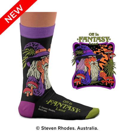 Steven Rhodes Fantasy Socks