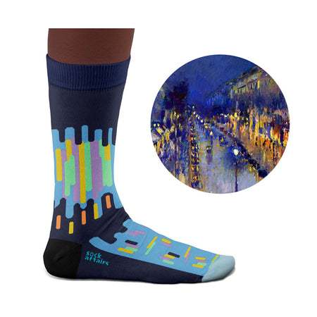 Montmartre at Night Socks