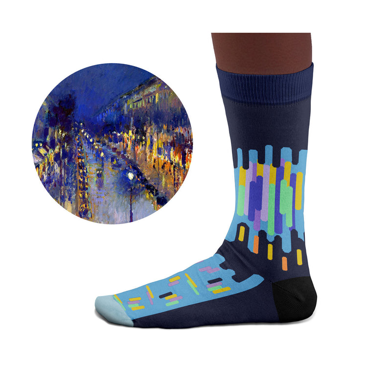 Montmartre at Night Socks