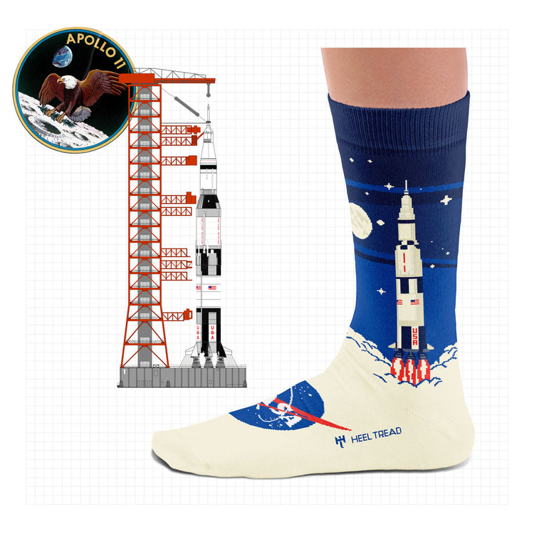 Saturn V Socks