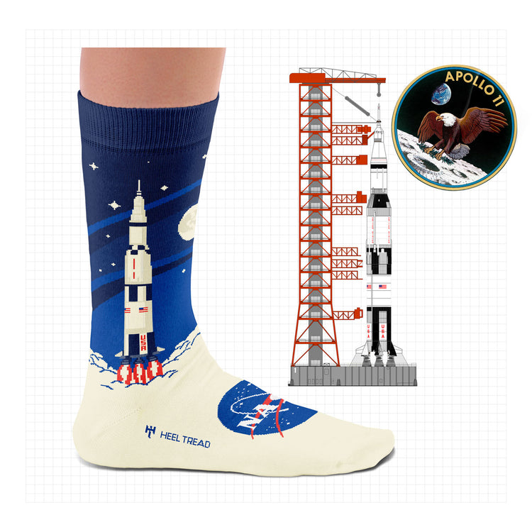 Saturn V Socks