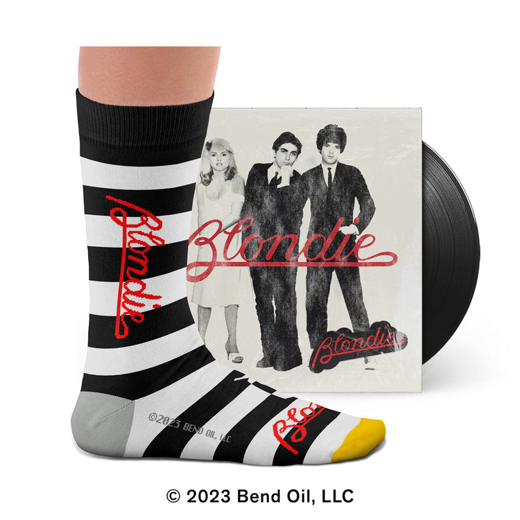 Blondie Parallel Lines Socks