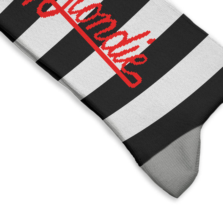 Blondie Parallel Lines Socks