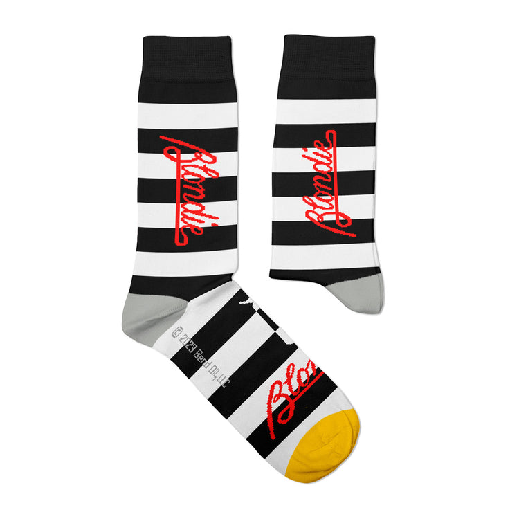 Blondie Parallel Lines Socks