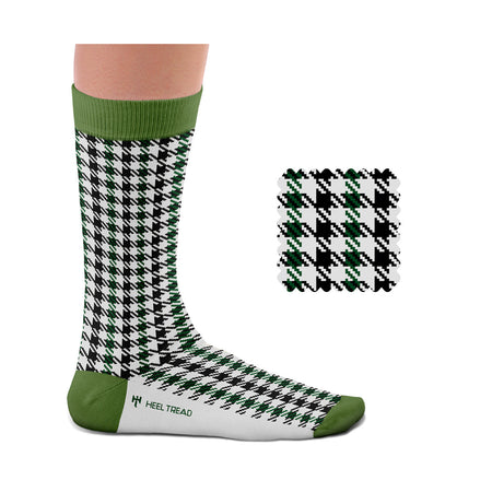 Pepita Black-Green Socks