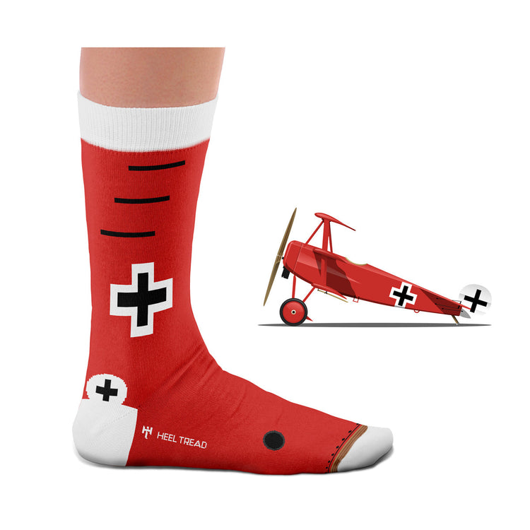 Red Baron Socks