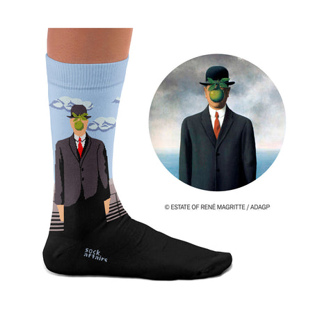 Magritte Son of Man Socks