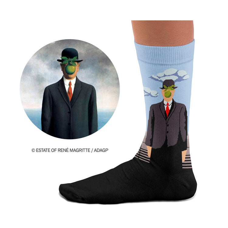 Magritte Son of Man Socks