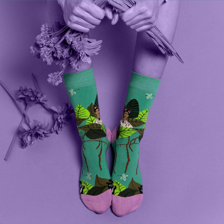 Frida Self-Portrait Socks