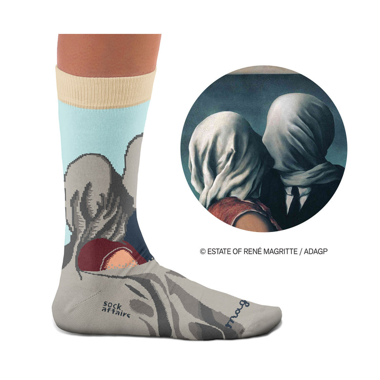 Magritte The Lovers Socks