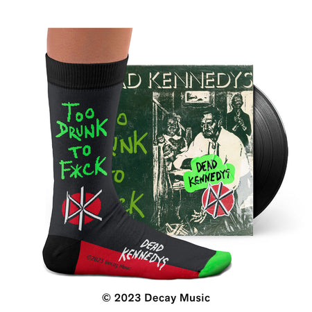 Dead Kennedys Too Drunk Socks