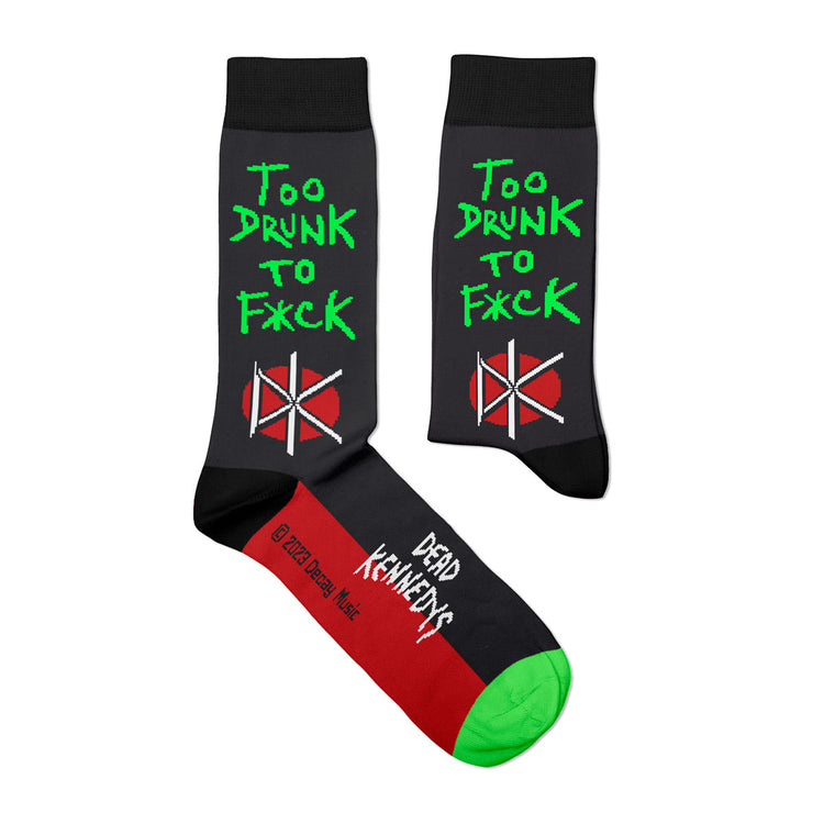 Dead Kennedys Too Drunk Socks