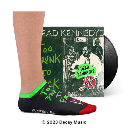 Dead Kennedys Too Drunk Socks Low Socks