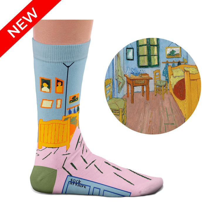 Van Gogh The Bedroom Socks