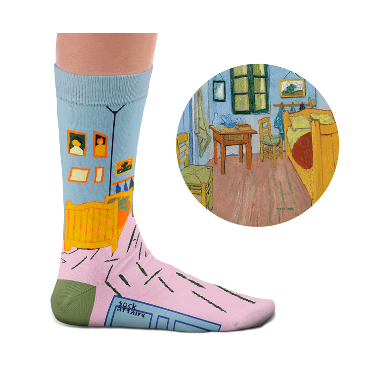 Van Gogh The Bedroom Socks