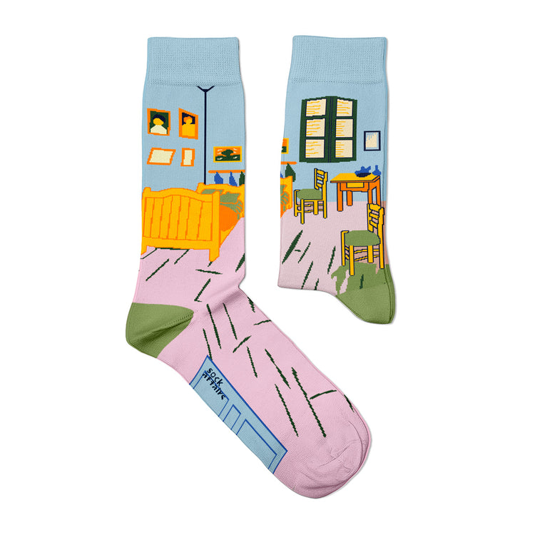 Van Gogh The Bedroom Socks