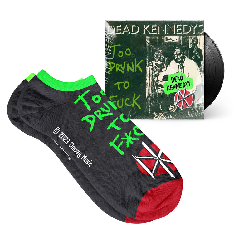 Dead Kennedys Too Drunk Socks Low Socks