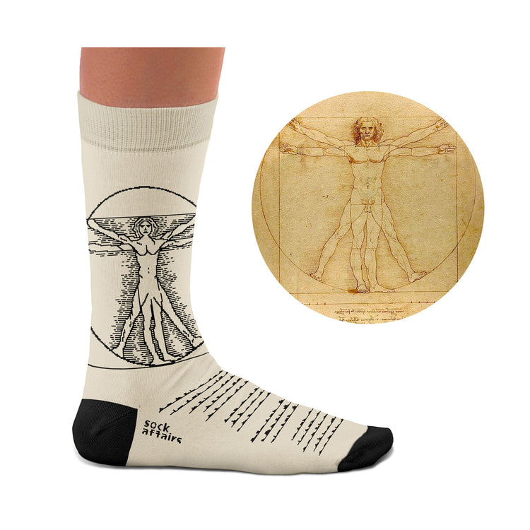 Calcetines Vitruvian Man